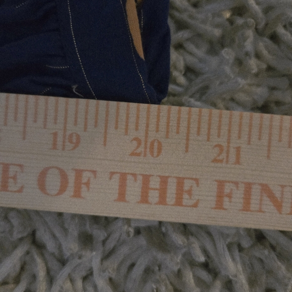 Fred Davis Sz 2X NWT Blue Floral Flutter Sleeve Blouse - Picture 12 of 13